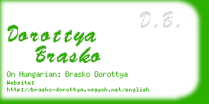 dorottya brasko business card